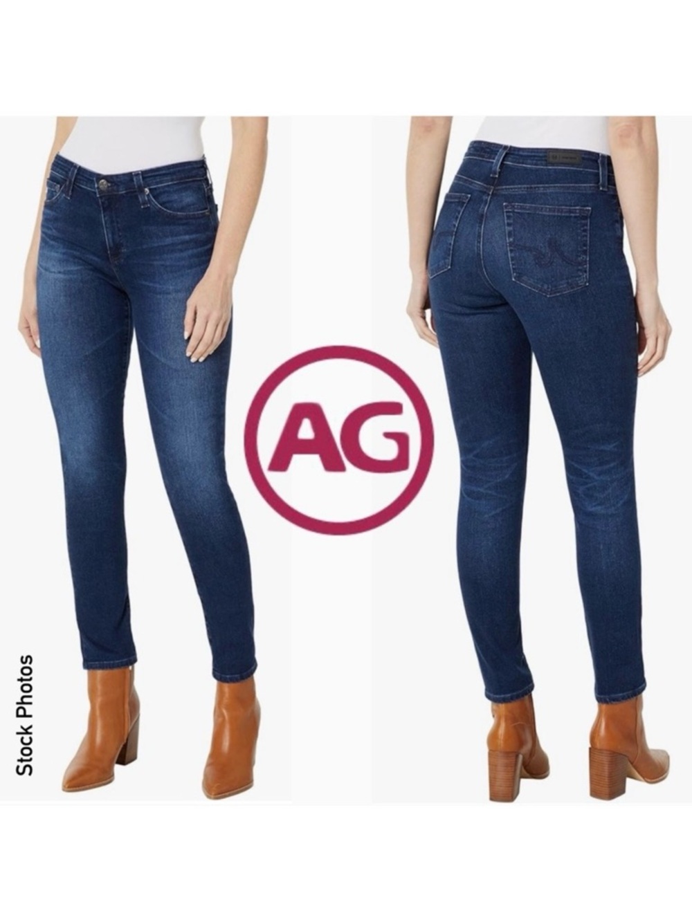 Ag Adriano Goldschmied The Prima Mid-Rise Cigarette Jeans (28R)